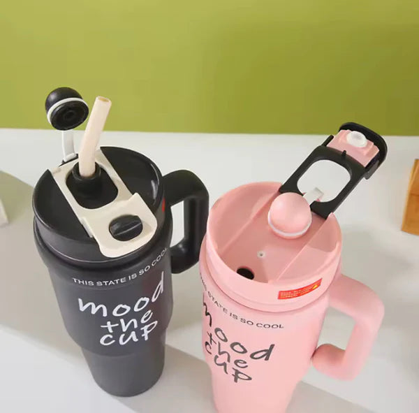 Mood The Cup Steel Insulated Tumbler With Handle