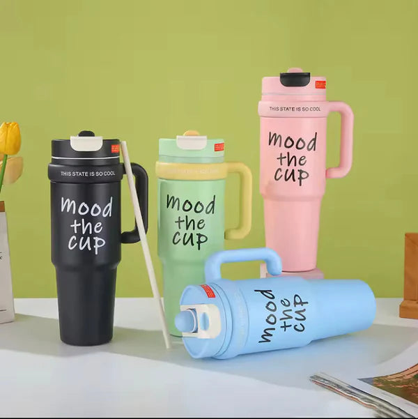 Mood The Cup Steel Insulated Tumbler With Handle