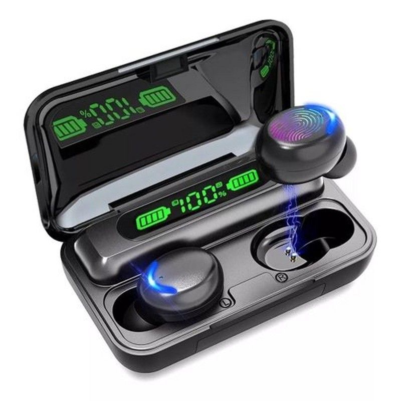Highest Quality - F9-5 Bluetooth Earphones Wireless Headsets Stereo Earbuds In-Ear Touch Control