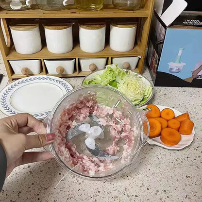 Manual Hand Push Chopper| Multi Function Hand Pushing Cooker