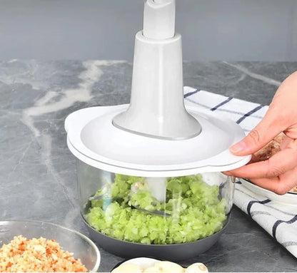 Manual Hand Push Chopper| Multi Function Hand Pushing Cooker