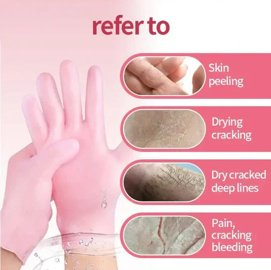 High Quality - Silicone Gel Moisturizing Gloves