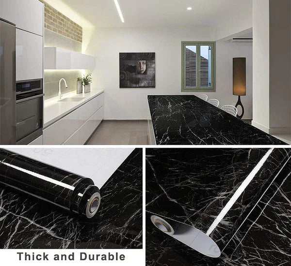 Self adhesive Marble Sheet for Kitchen | Anti Oil & Heat Resistant (2 Meters)