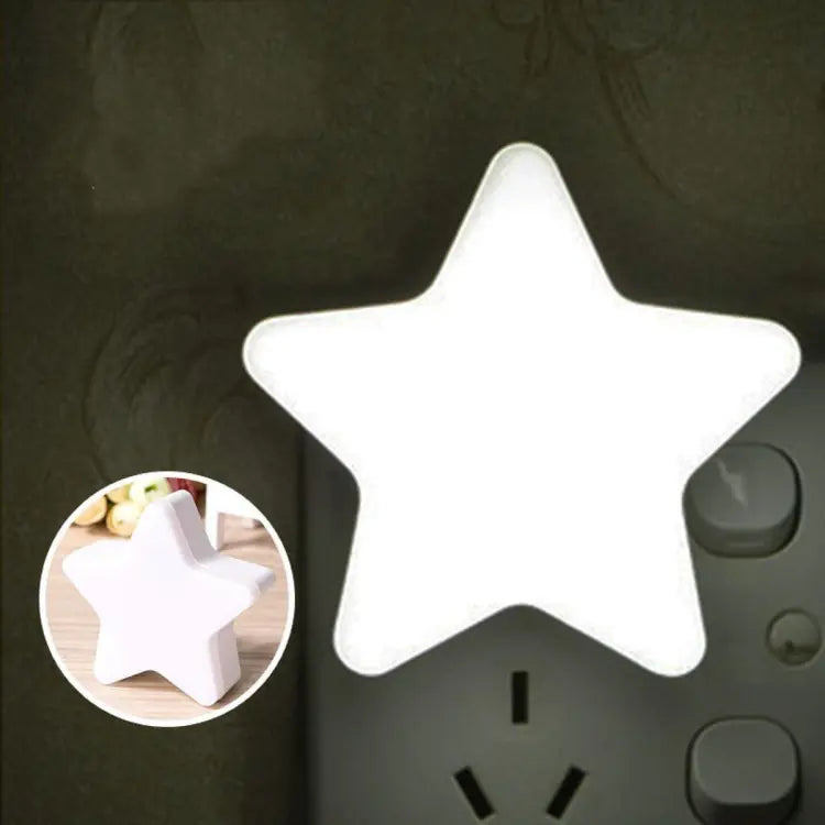 Star shape night lamp light with automatic sensor control