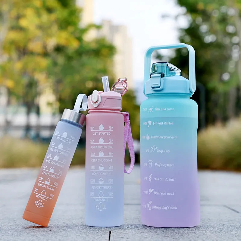 3 Pcs Cute Water Bottle Set