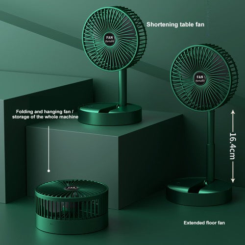 Telescopic Foldable Table Fan - Rechargeable (06 Months Warranty)