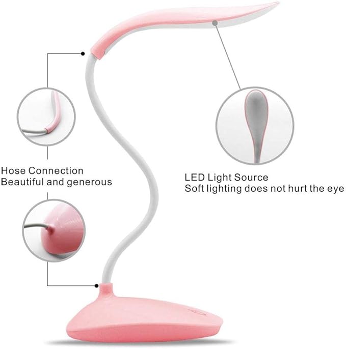 Rechargeable Touch Sensor LED Table Lamp - Auto Sensor (3 Levels)