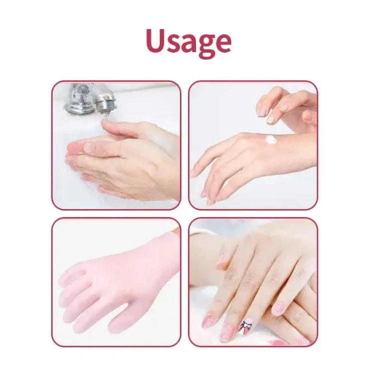 High Quality - Silicone Gel Moisturizing Gloves