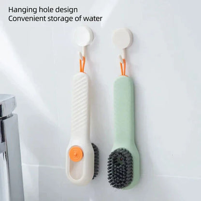 Soft bristled liquid cleaner brush