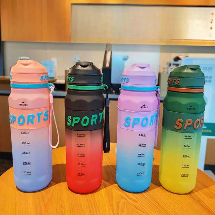 Unique Design Sports Water Bottle with Strap