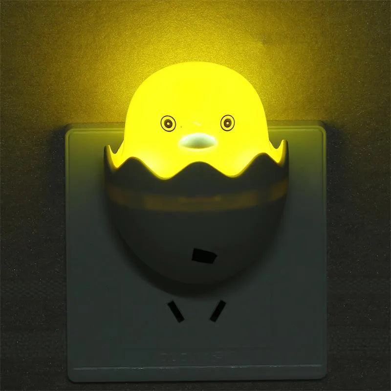 LED Duck chick night lamp light with automatic sensor control