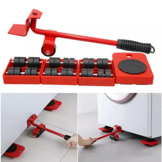 Set Of 5 Heavy Duty Furniture Lifter Transport Tool Set