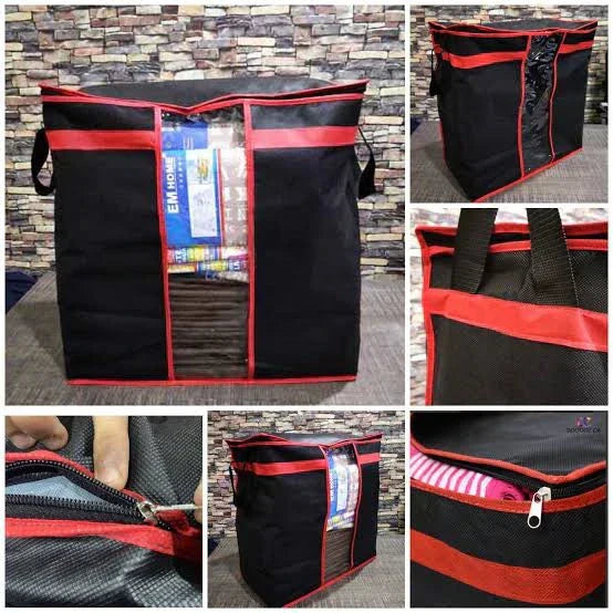 Multipurpose Storage Bags (Black) - Improved Quality