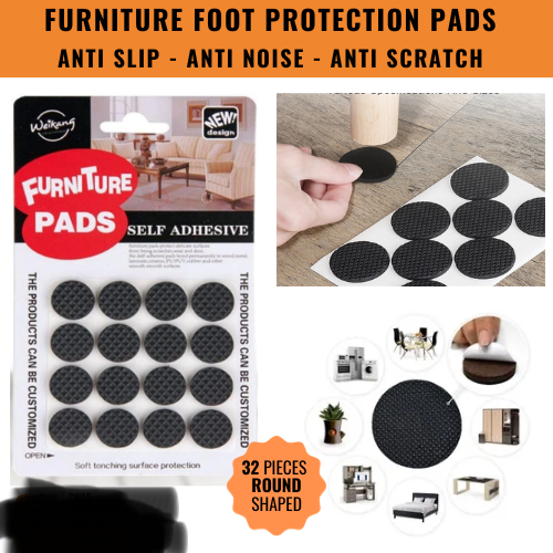 Furniture Foot Protects Pads - Non-slip Self Adhesive Furniture Rubber pads