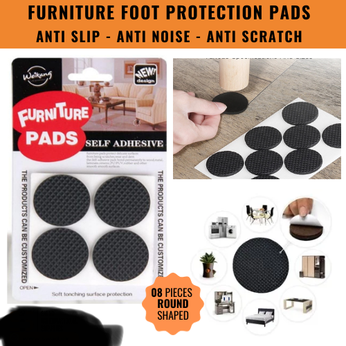 Furniture Foot Protects Pads - Non-slip Self Adhesive Furniture Rubber pads