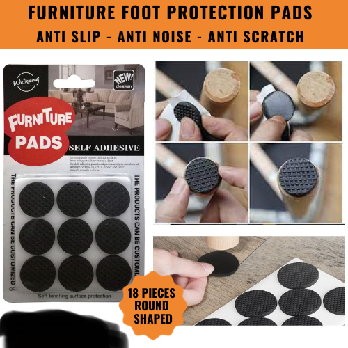 Furniture Foot Protects Pads - Non-slip Self Adhesive Furniture Rubber pads