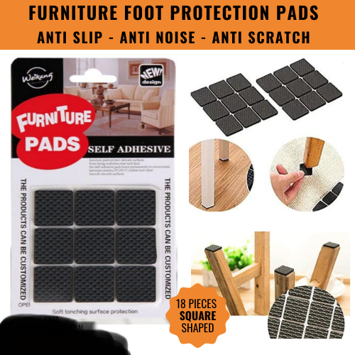 Furniture Foot Protects Pads - Non-slip Self Adhesive Furniture Rubber pads