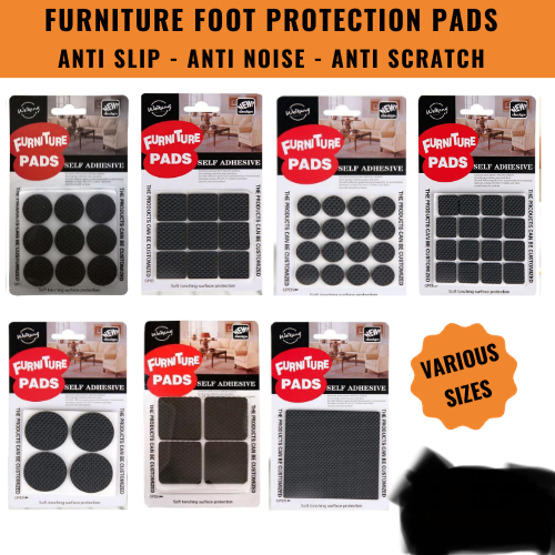 Furniture Foot Protects Pads - Non-slip Self Adhesive Furniture Rubber pads