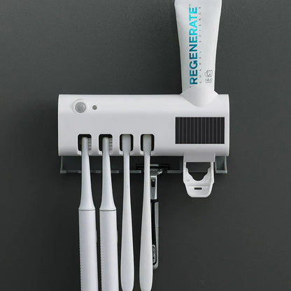 Toothbrush Sterilizer and Dispenser