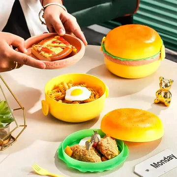 Burger Shape Lunch Box