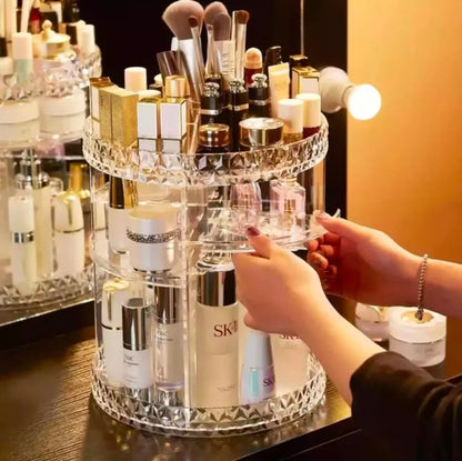 360° Degree rotation makeup organizer - Large Size