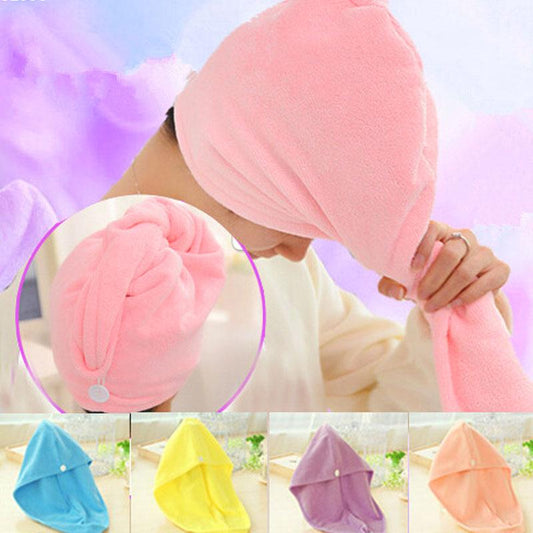 Imported high quality microfiber suction cap/Bath towel