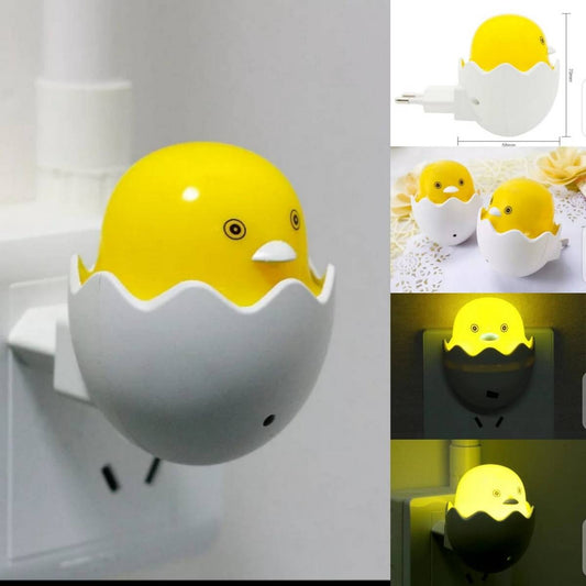 LED Duck chick night lamp light with automatic sensor control