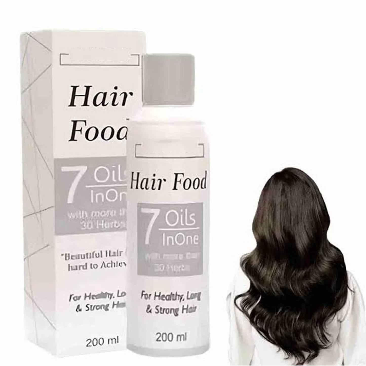 Hair Food Oil to Improve Dry Curly Hair