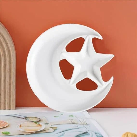 Star & Moon Shaped Kids Plate