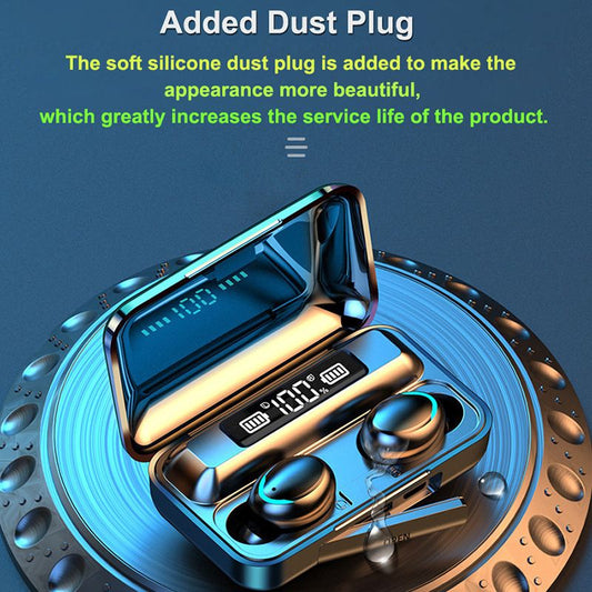 Highest Quality - F9-5 Bluetooth Earphones Wireless Headsets Stereo Earbuds In-Ear Touch Control