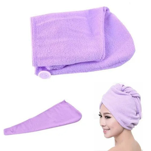 Imported high quality microfiber suction cap/Bath towel