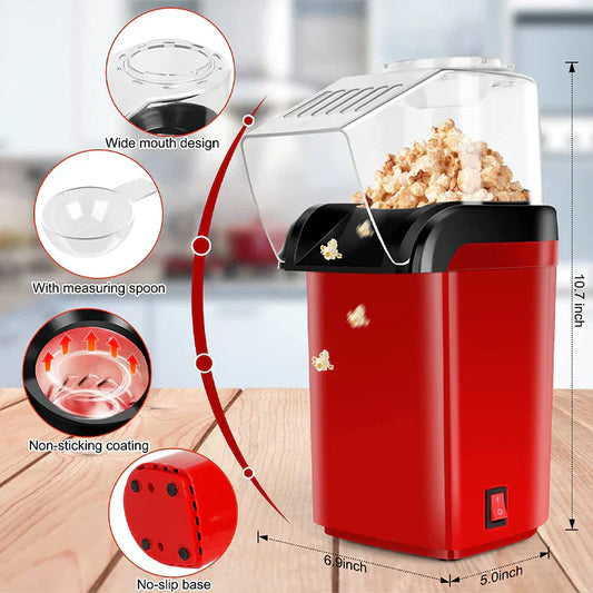 Electric Popcorn Machine (No Oil Required)