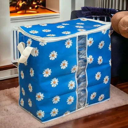 Jumbo Size Multipurpose Storage Bag & Organizer: Your Space-Saving Solution for Clothes & Blankets