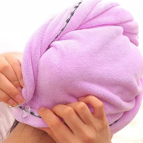 Imported high quality microfiber suction cap/Bath towel