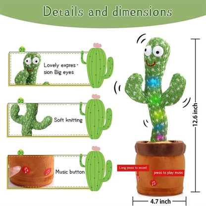 Dancing and Talking Cactus Toy for Kids