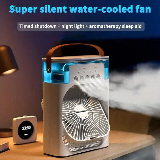 3 In 1 Portable Mini Air Cooler with Ice Mist