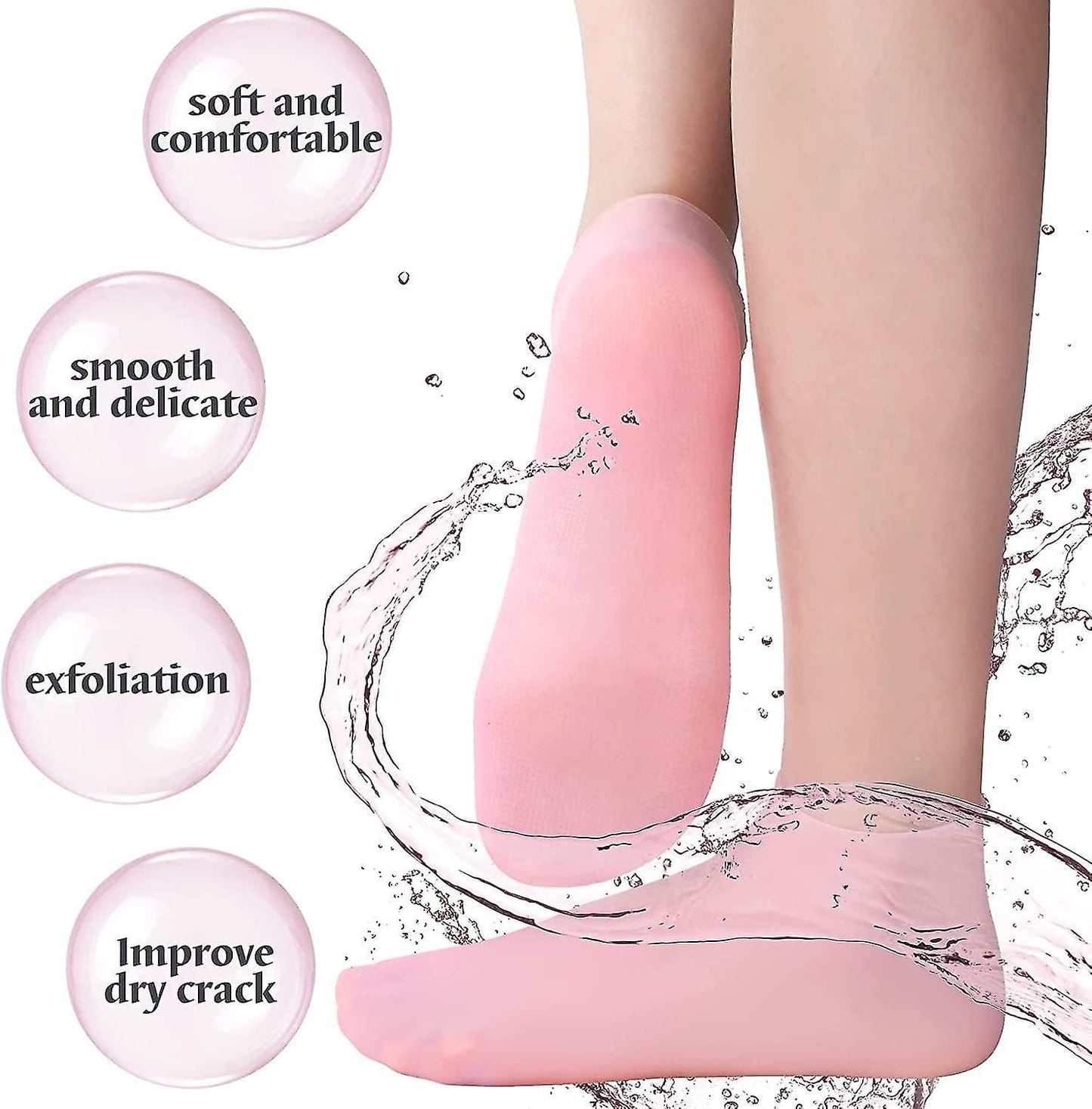 High Quality - Silicon Gel Moisturizing Sock, Foot Care Protector