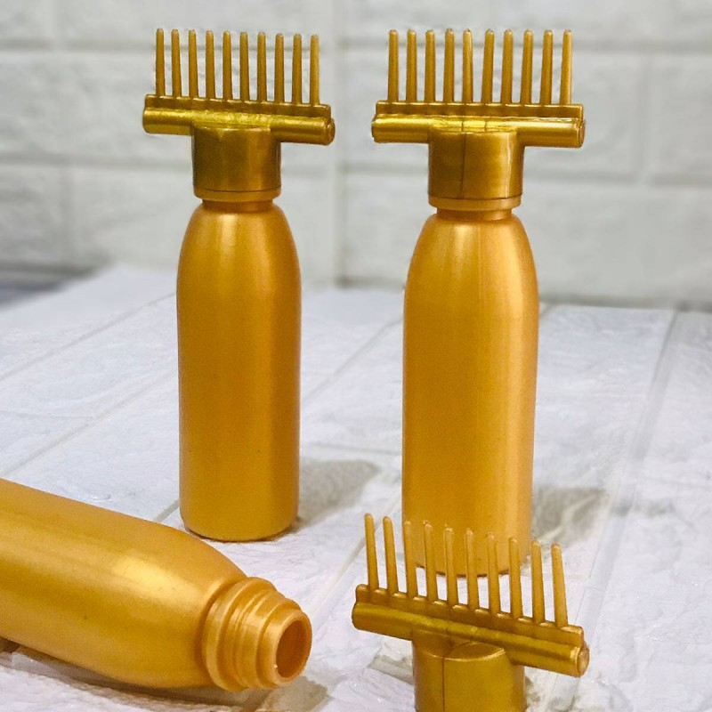 Oil Bottle With Comb Best For Dandruff Remover Anti Lice Stronger Hair