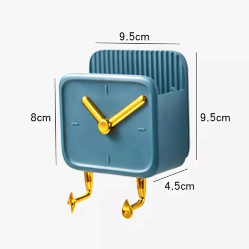 Creative Clock Wall Hanging Phone Holder with Hook