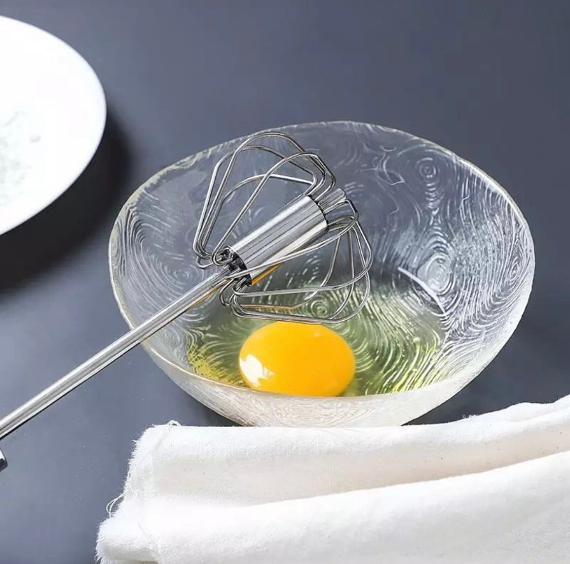 Stainless Steel Spring Egg Beater