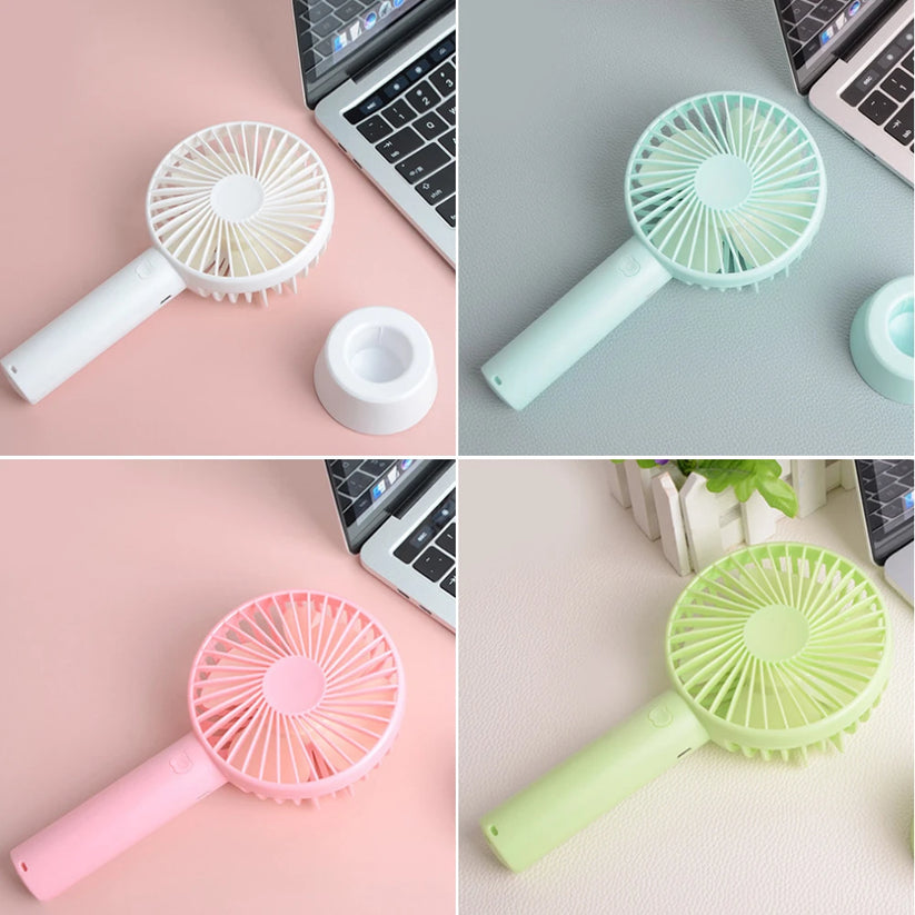 Portable Mini Fan Rechargeable Handheld Fan