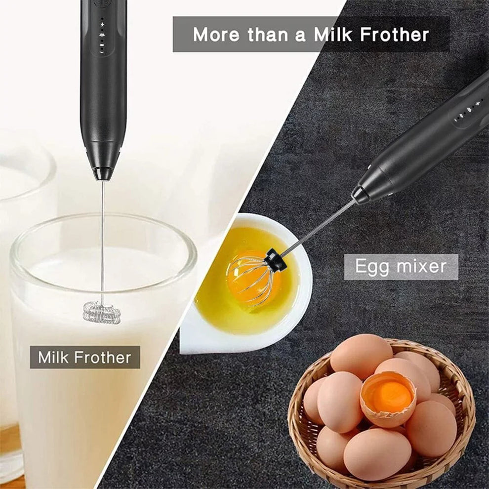 Electric Rechargeable Coffee Beater & Milk Frother and Foamer | High Quality