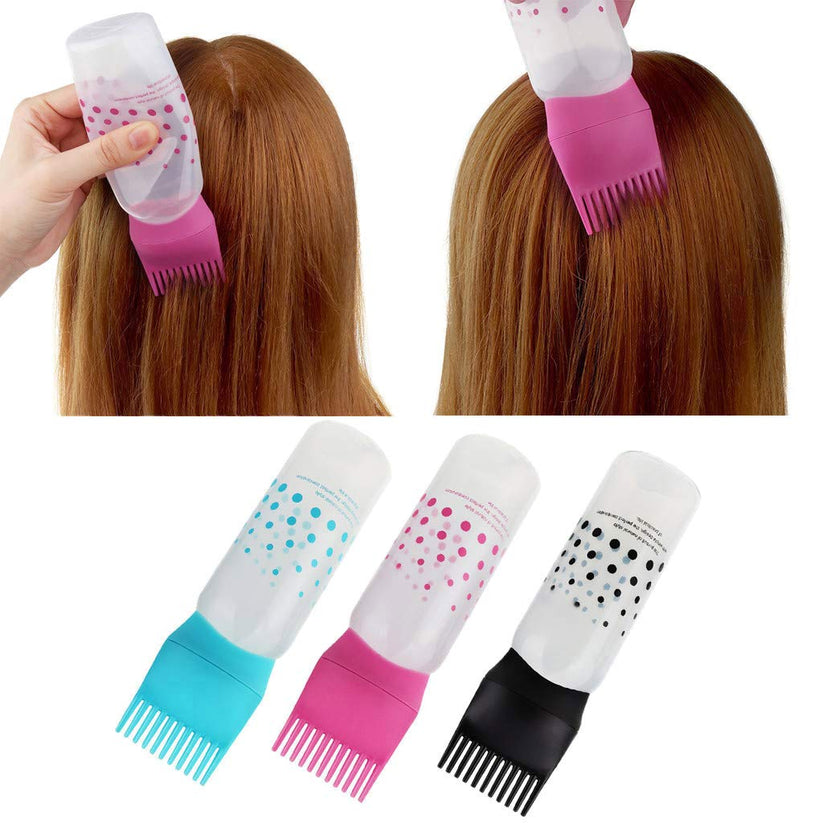 Oil Bottle With Hair Comb (Printed)