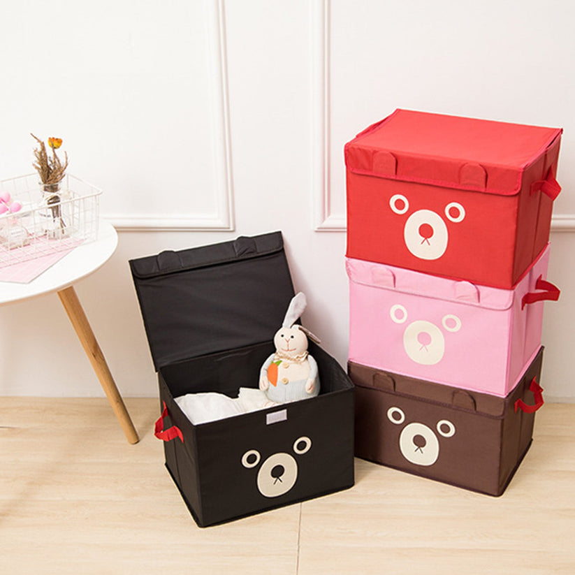 Cartoon Bear Foldable Storage Box For Multipurpose