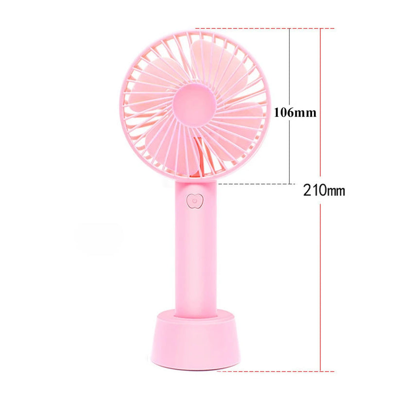 Portable Mini Fan Rechargeable Handheld Fan