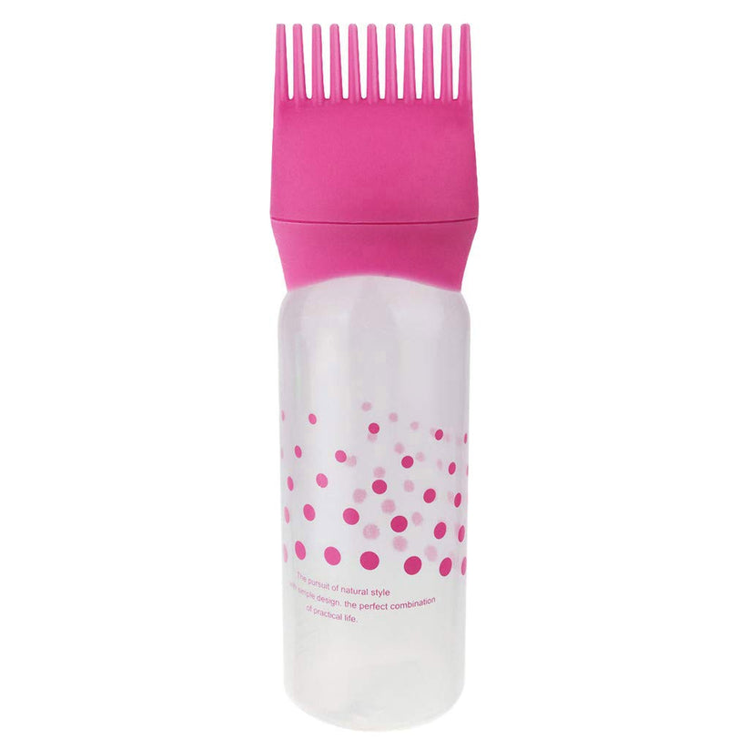 Oil Bottle With Hair Comb (Printed)