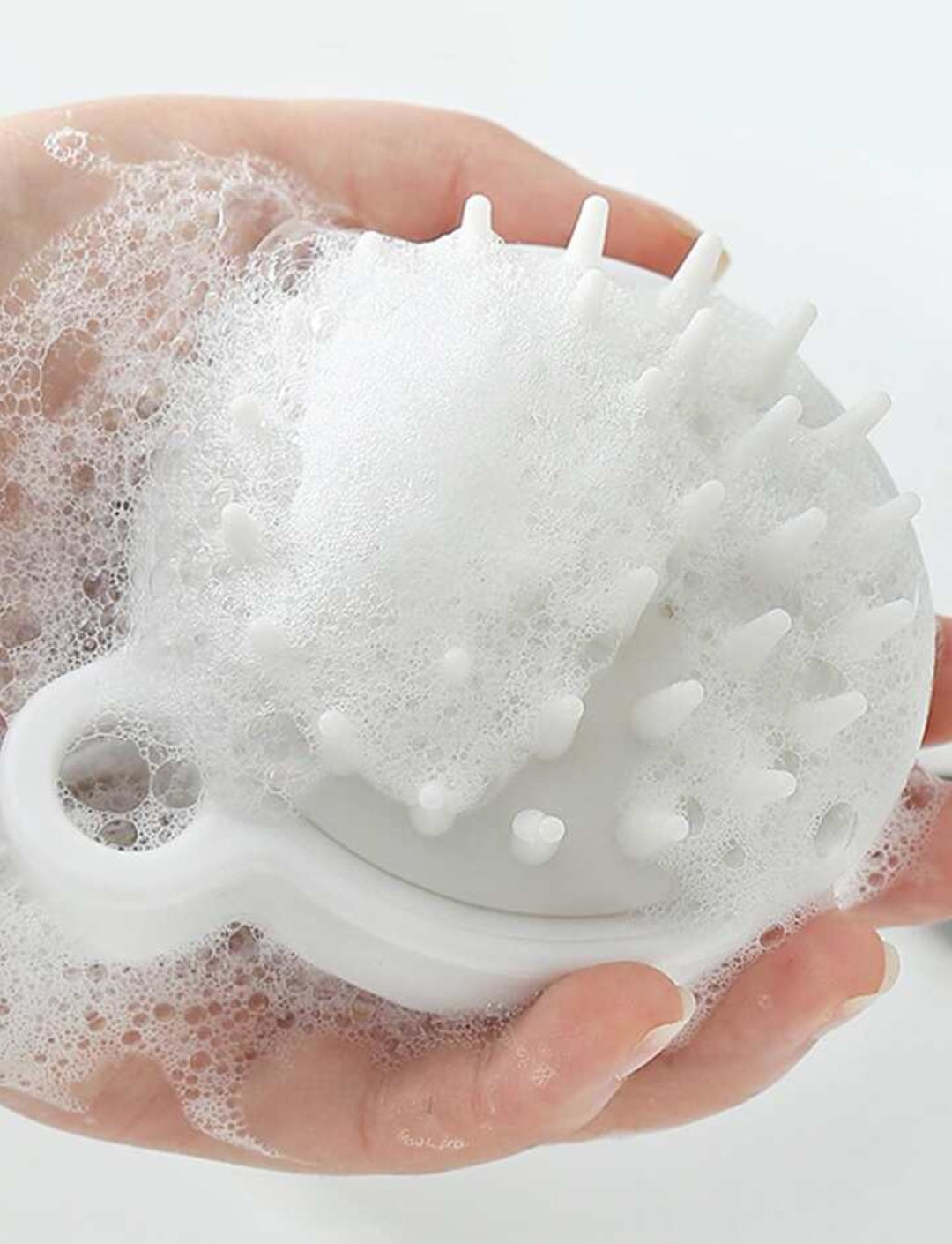 Silicone Scalp Massaging Shampoo Brush