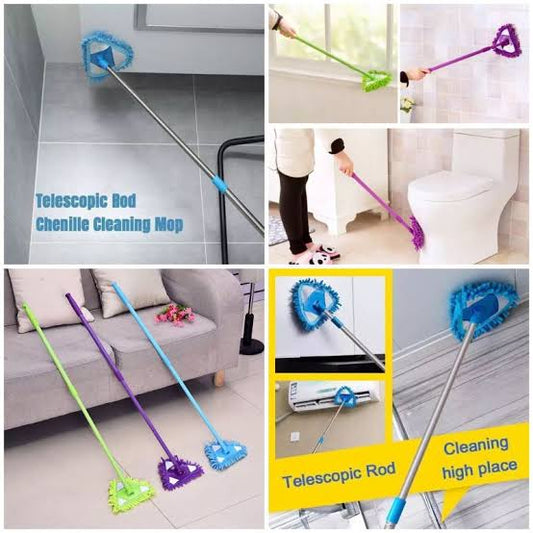 Triangle Shape Extendable Microfiber Mop