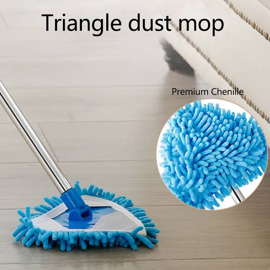 Triangle Shape Extendable Microfiber Mop