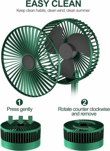 Telescopic Foldable Table Fan - Rechargeable